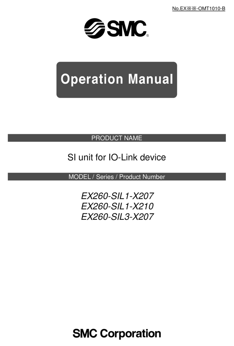 SMC Corporation EX260-SIL1-X207 Operation manual