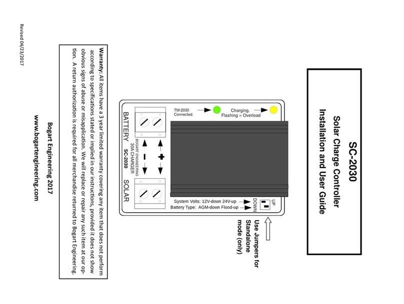 Bogart Engineering SC-2030 Installation and user guide Bogart Engineering SC-2030 Installation and user guide