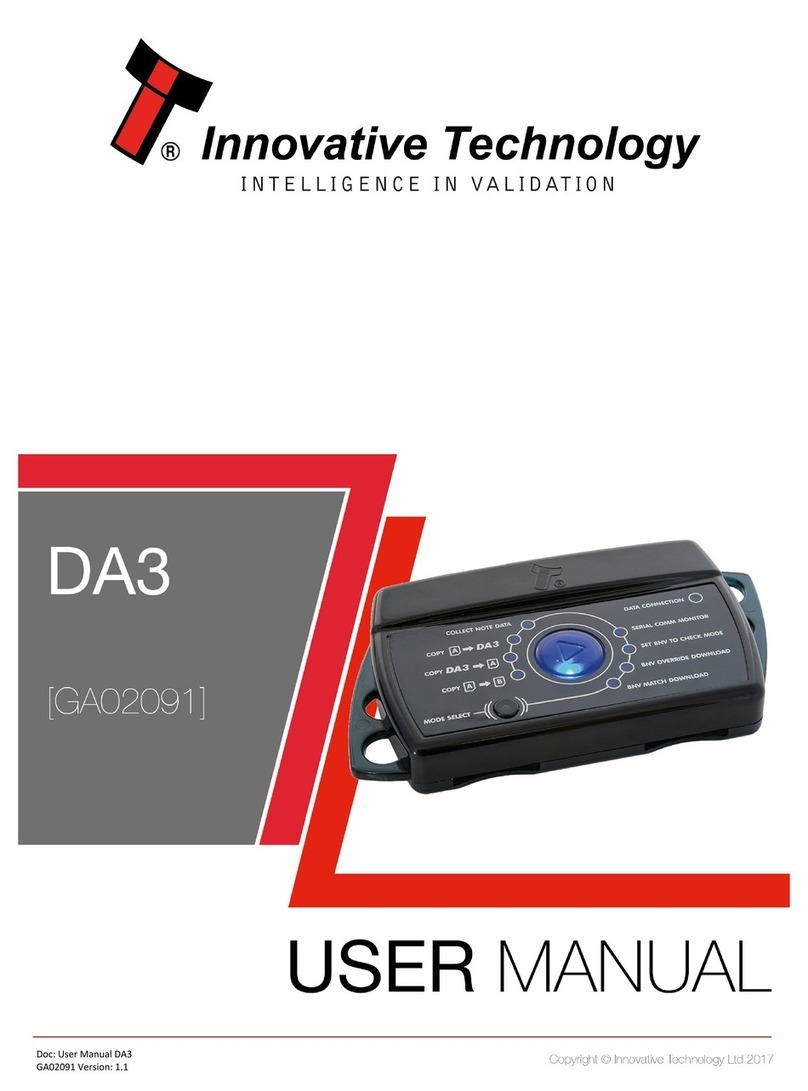 Innovative Technology DA3 user manual