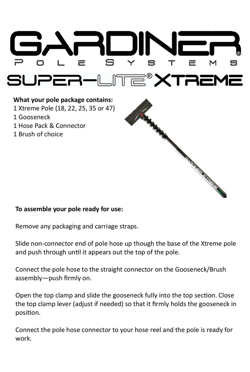 Gardiner Xtreme series user manual