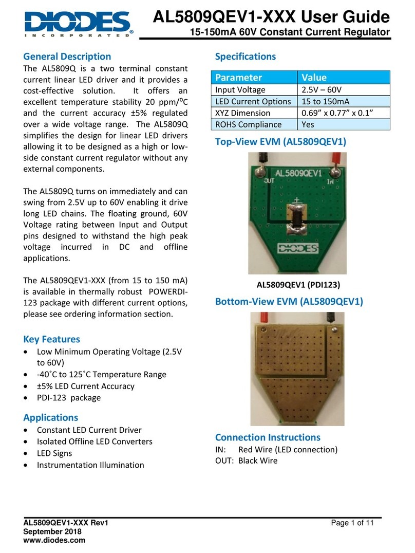 Diodes AL5809QEV1 Series User manual