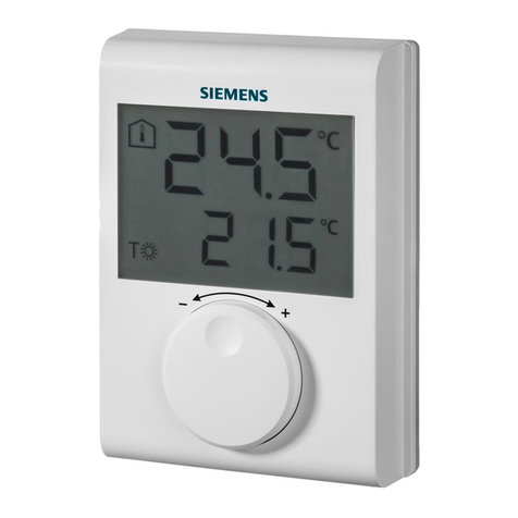Siemens RDJ100RF/SET User manual
