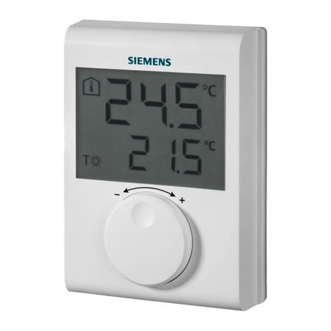 Siemens RDH100 User manual