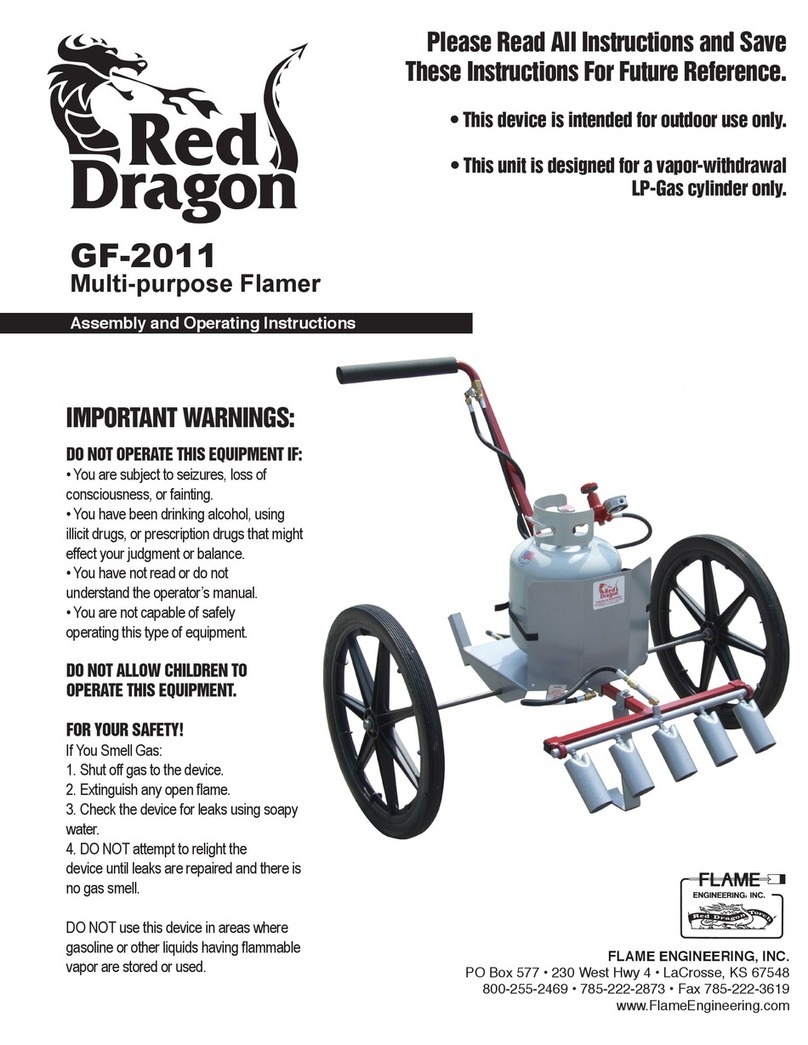 Red Dragon GF-2011 Assembly and operating instructions