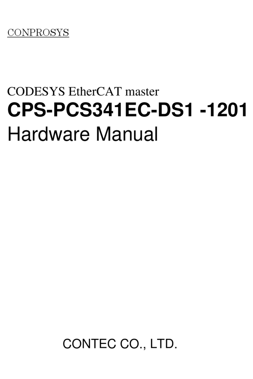 Contec CPS-PCS341EC-DS1-1201 User manual