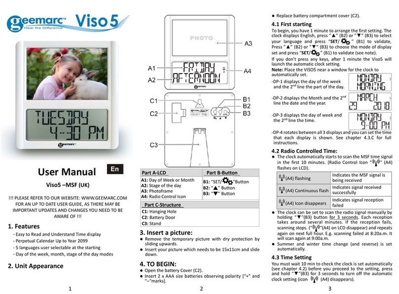 Geemarc Viso 5 user manual