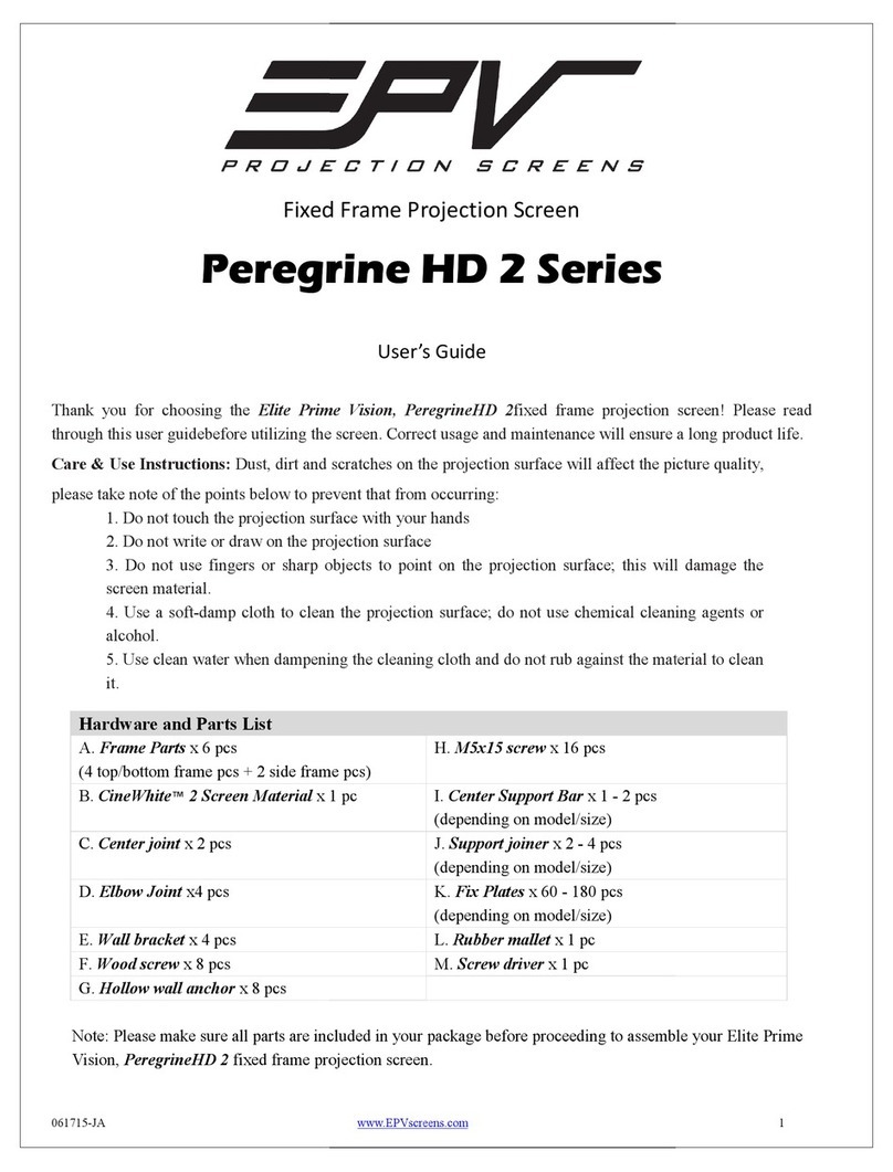 EPV Peregrine HD 2 series user guide