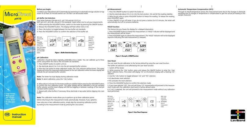 Lovibond MicroDirect pH10 User manual Lovibond MicroDirect pH10 User manual