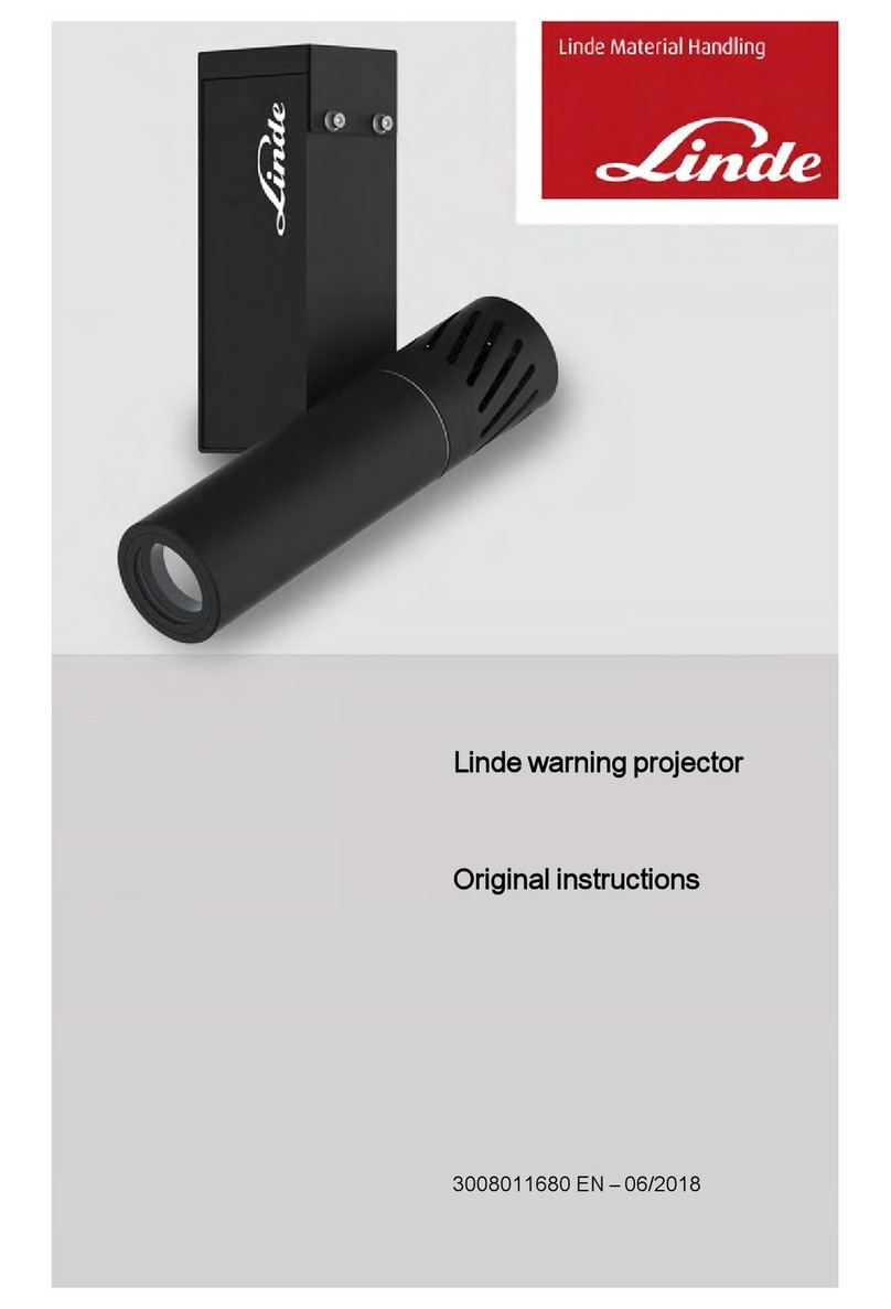 Linde Warnprojektor 45 Original instructions