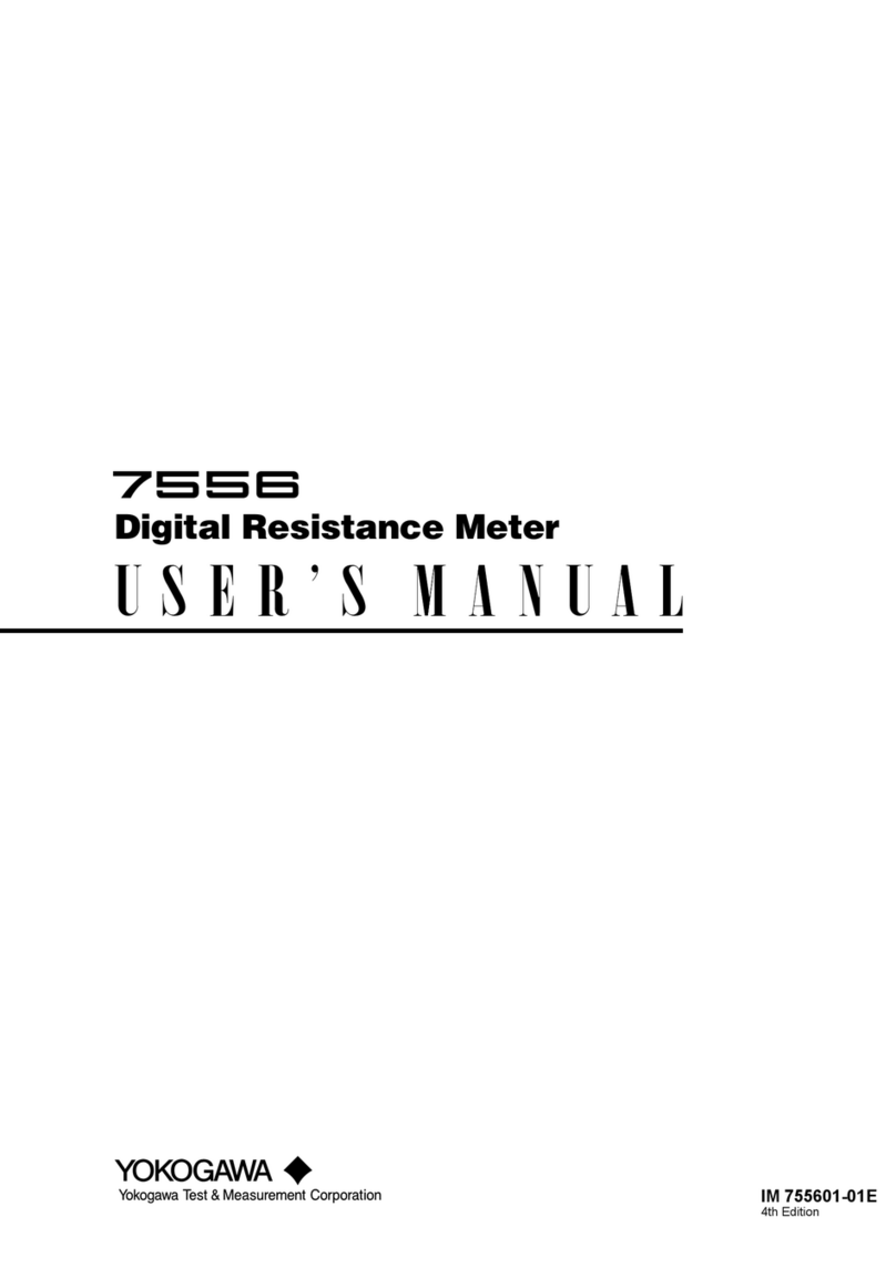 YOKOGAWA 7556 User manual