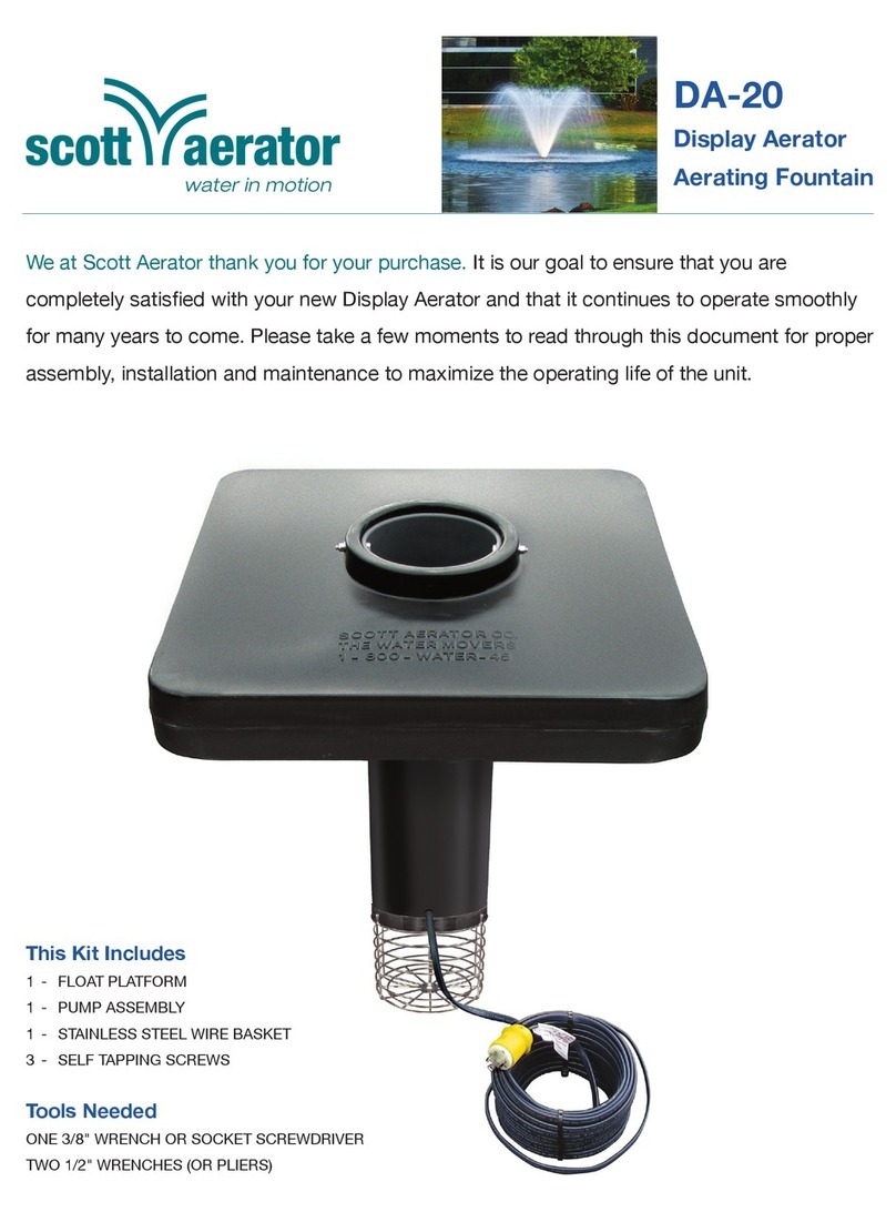 Scott Aerator DA-20 user manual
