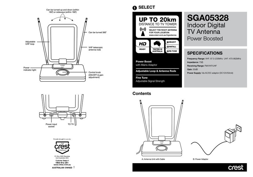 Crest Audio SGA05328 user manual