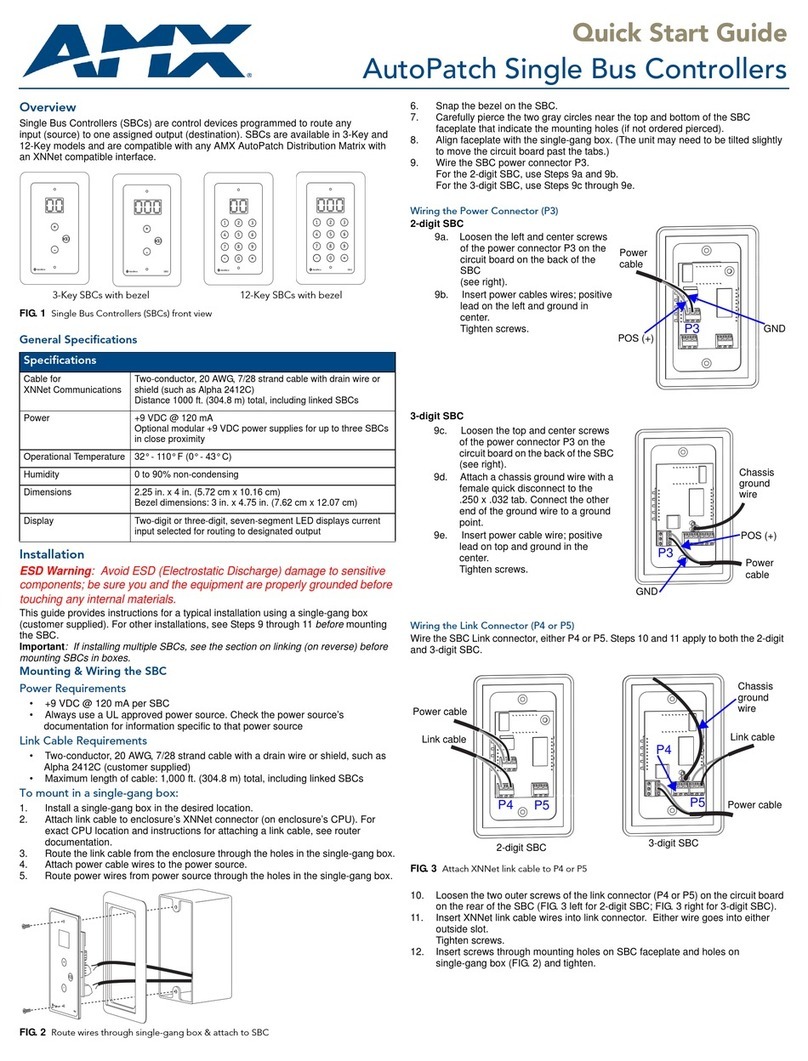 AMX AutoPatch quick start guide