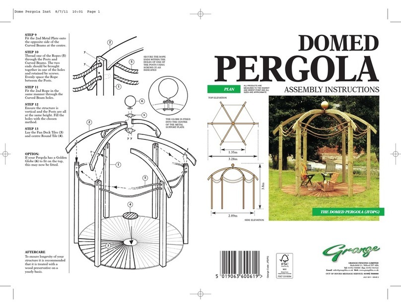 Grange Fencing DOMED Assembly instructions