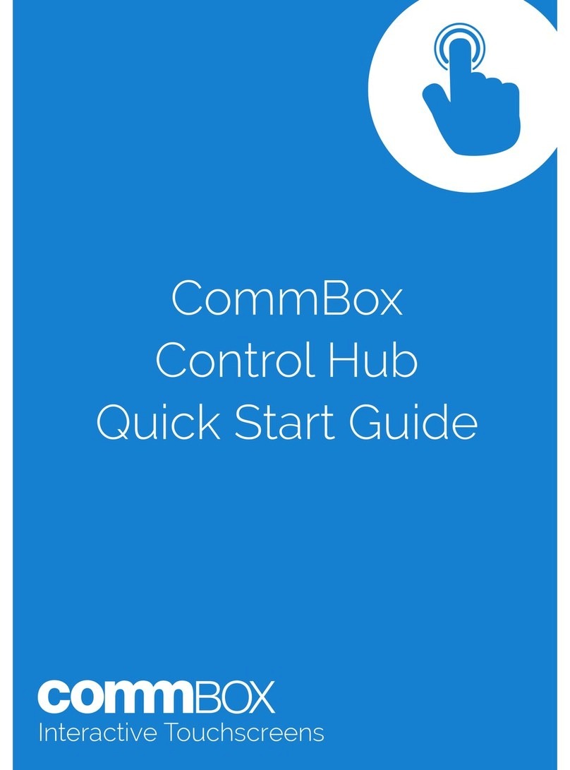 Comm Box Control Hub quick start guide