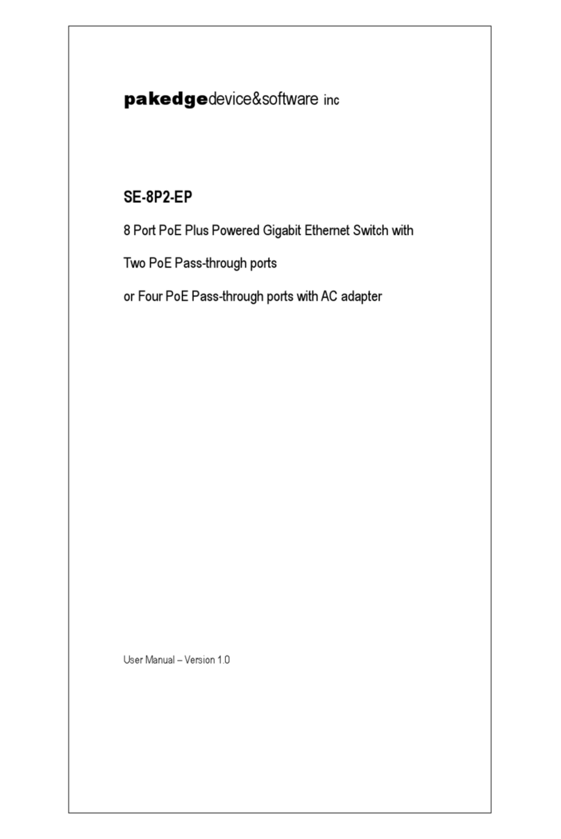 Pakedge Device & Software SE-8P2-EP User manual