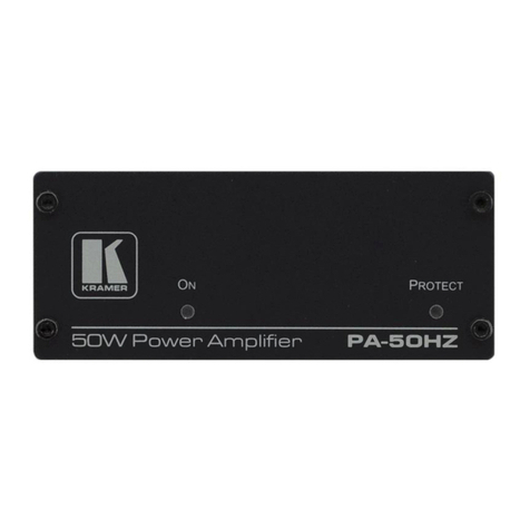 Kramer PA-50HZ user manual