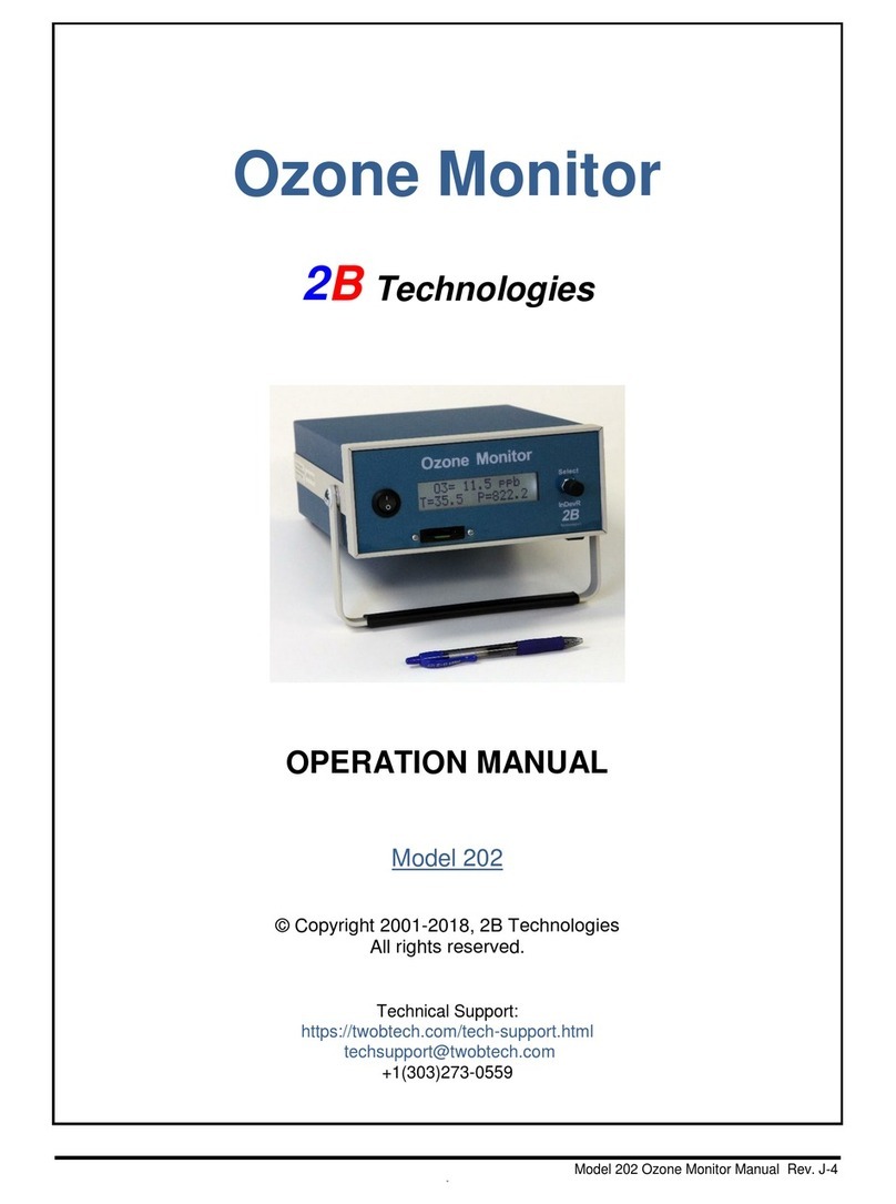 2B Technologies 202 User manual