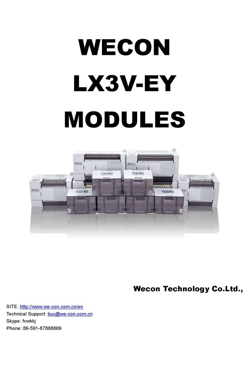 Wecon LX3V-EY Series User manual