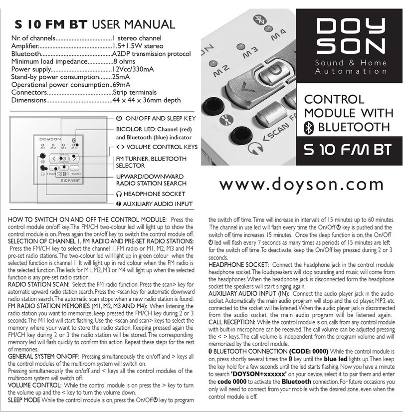 Doyson S 10 FM user manual