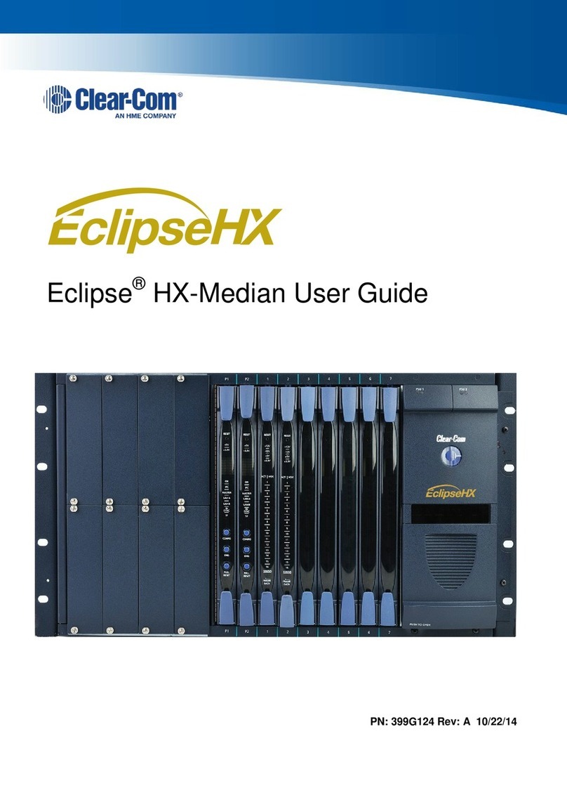 Clear-Com Eclipse HX-Median user guide