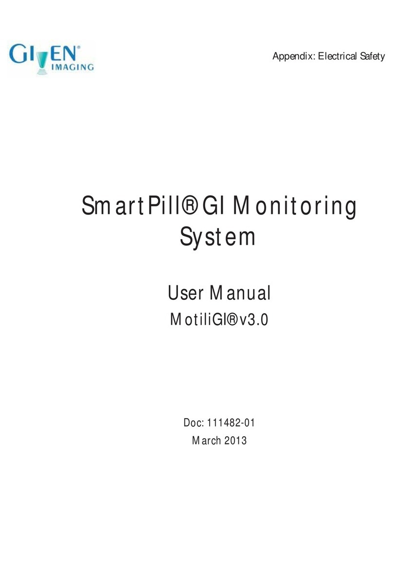 Given Imaging SmartPill GI Monitoring System User manual