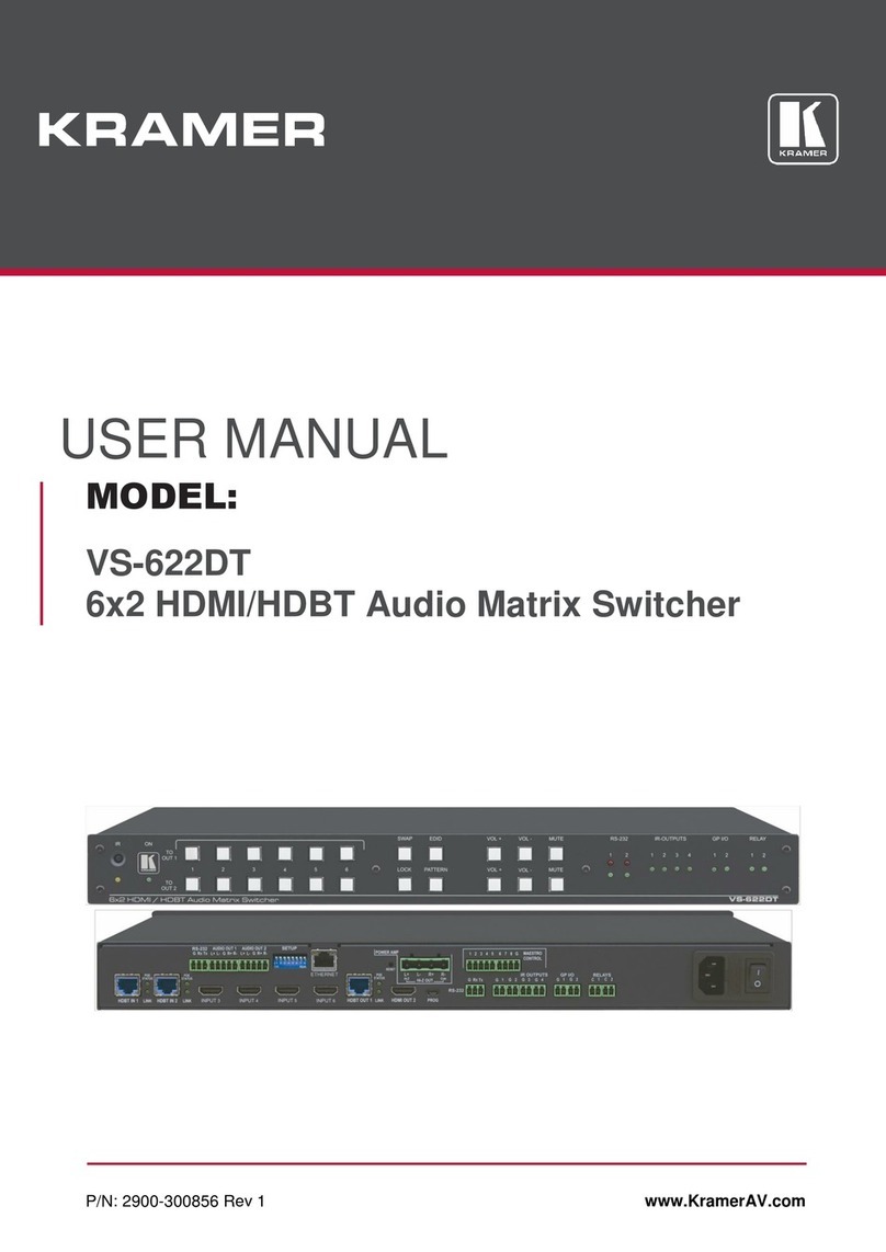 Kramer VS-622DT user manual