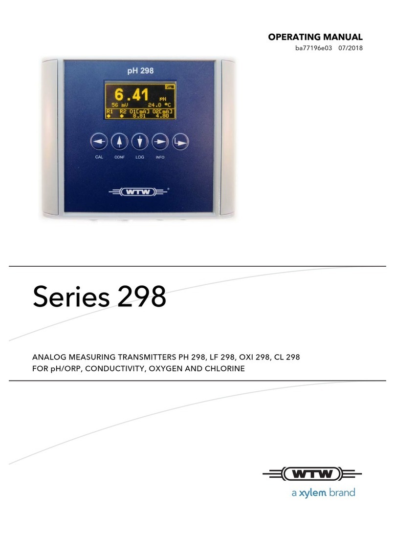 wtw Series 298 operating manual