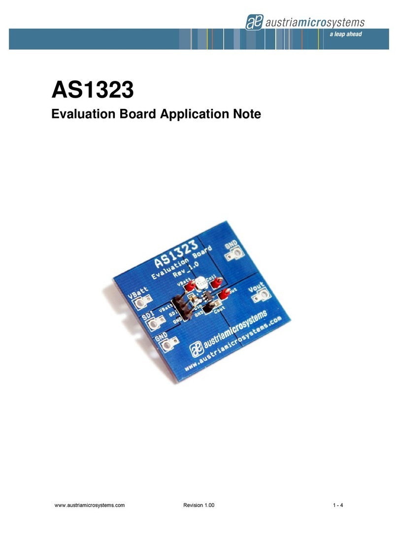 austriamicrosystems AS1323 Application note