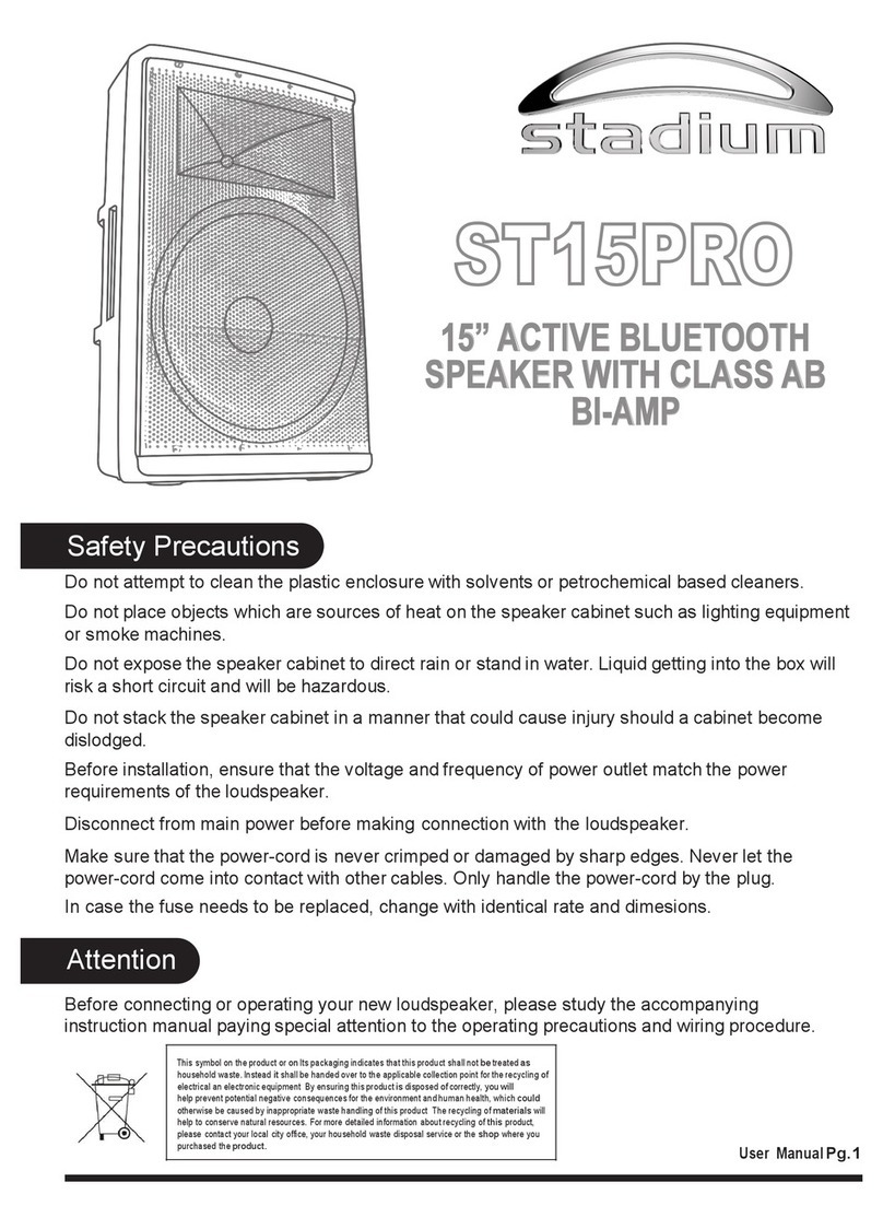 Stadium ST15PRO manual