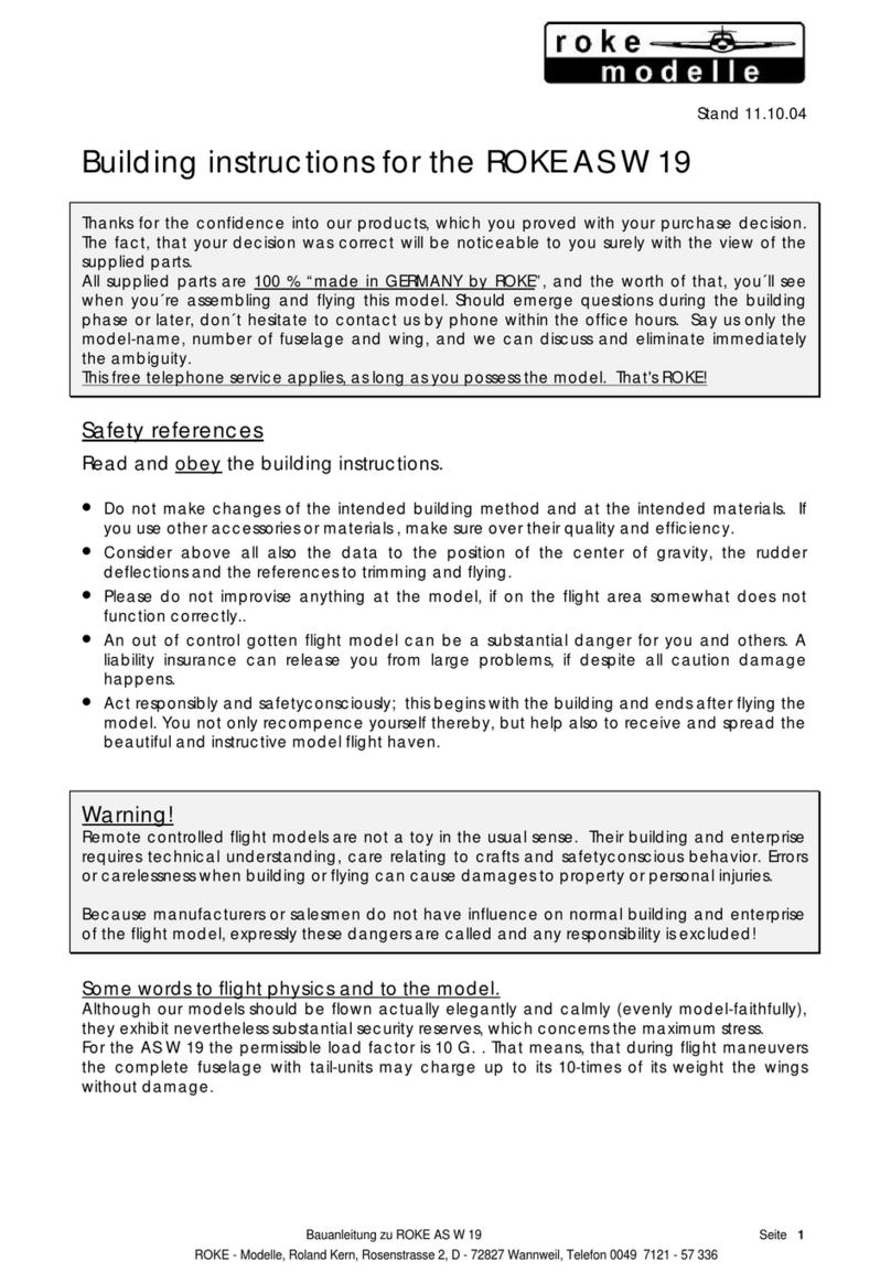 roke modelle AS W 19 Building instructions