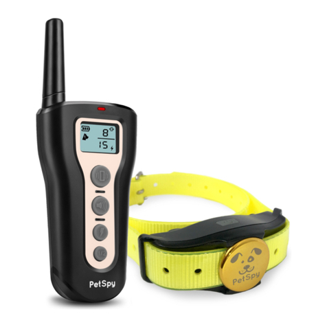 PetSpy p-collar 320 User manual