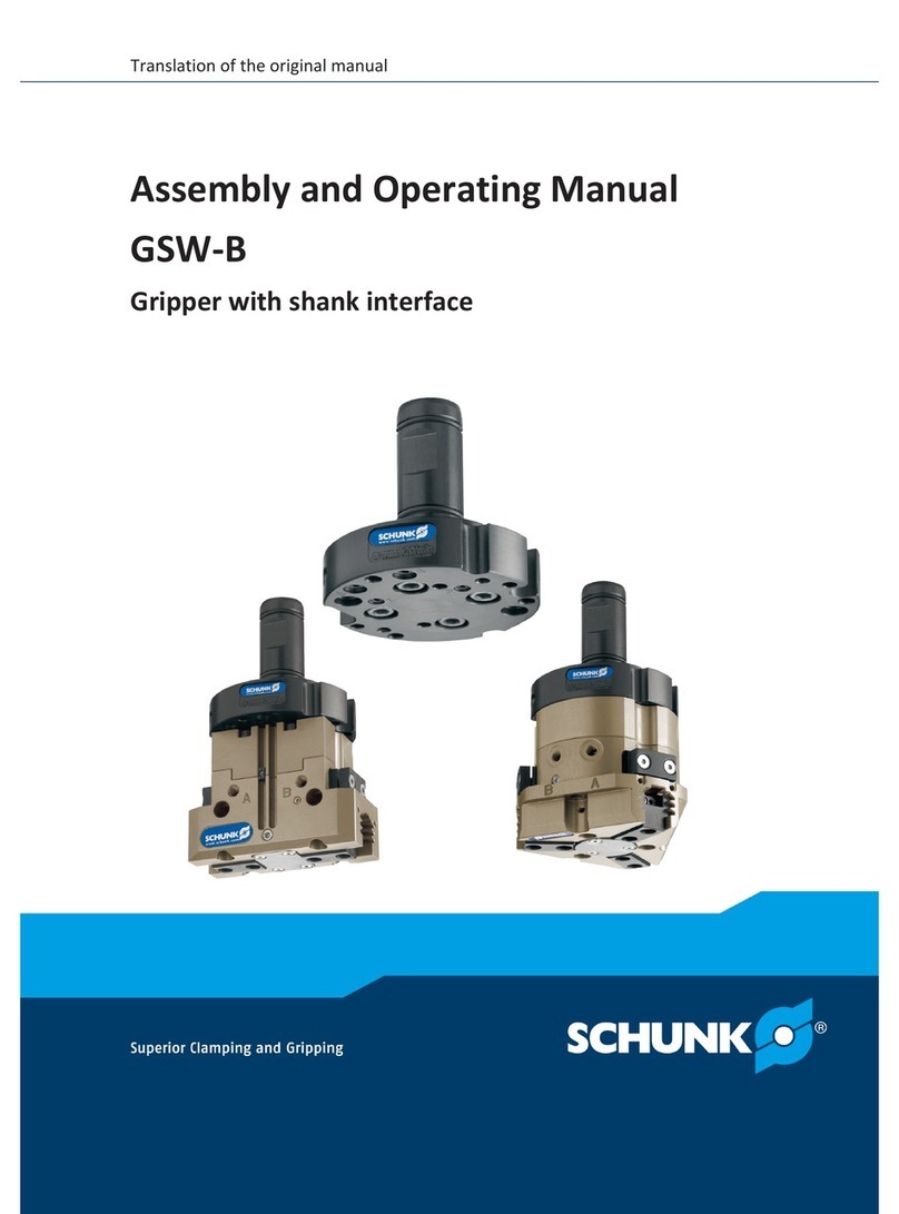 SCHUNK GSW-B Assembly and operating manual