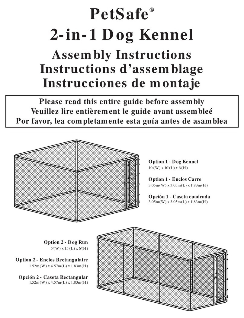 Petsafe 2-in-1 Dog Kennel Installation guide
