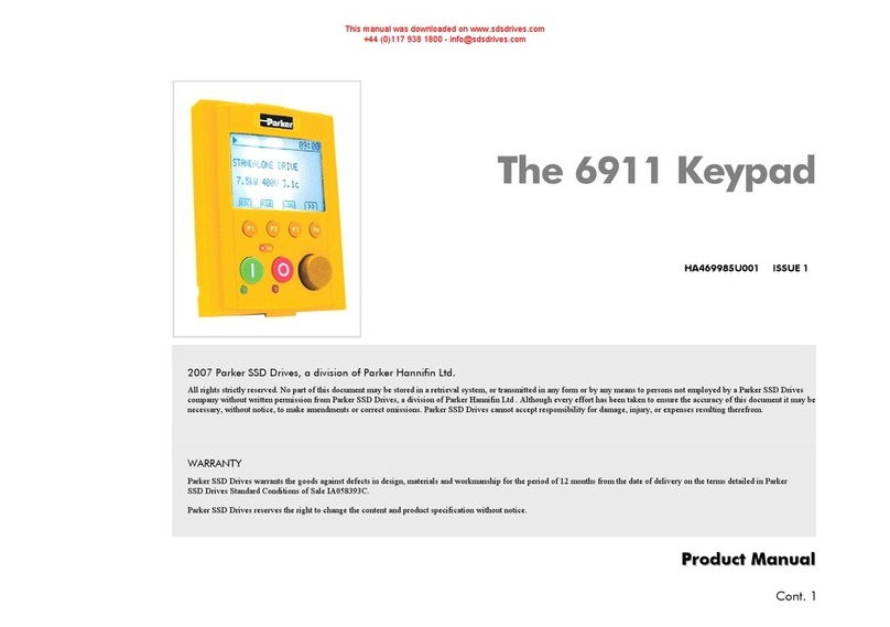 Parker 6911 product manual