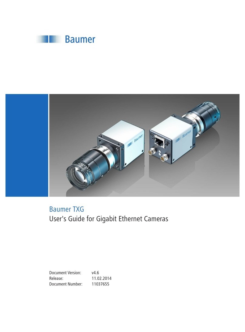 Baumer TXG User manual