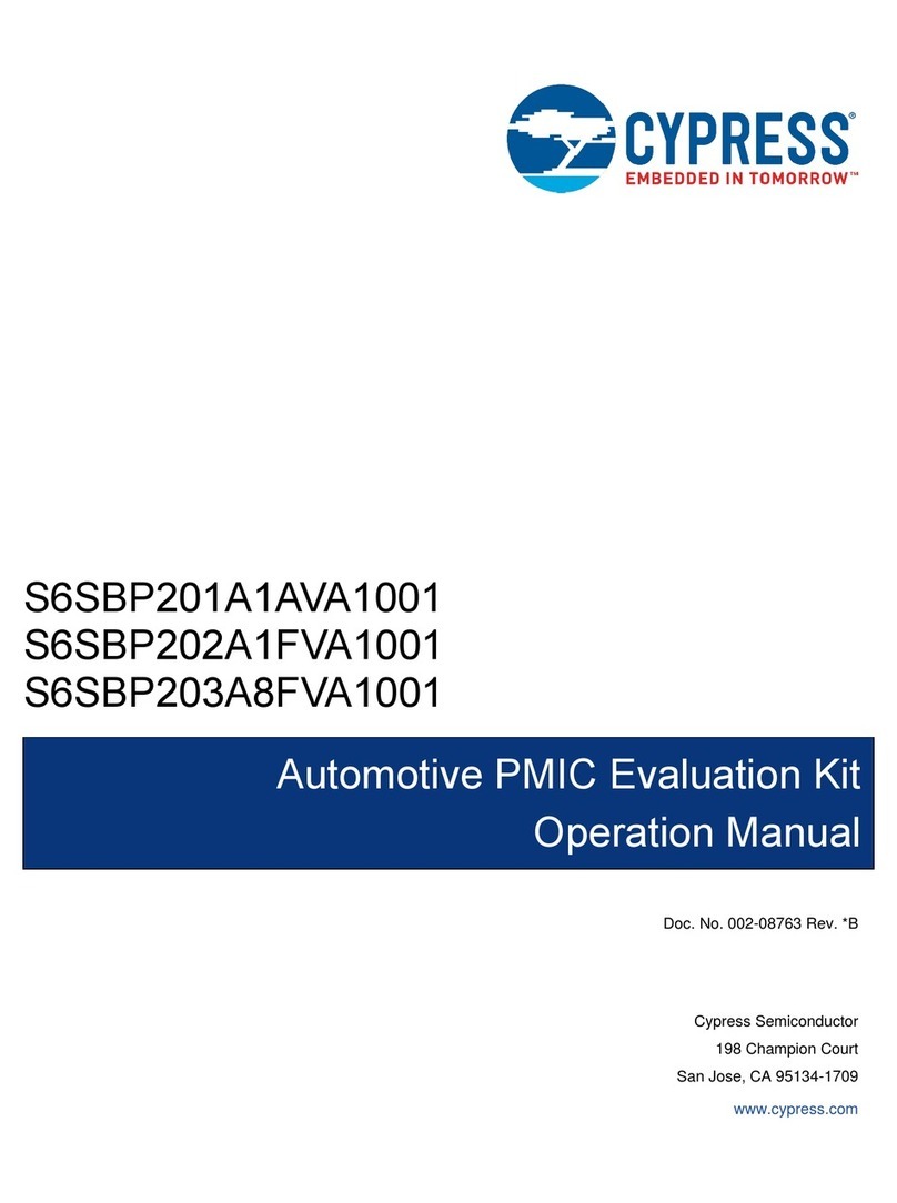Cypress S6SBP202A1FVA1001 User manual