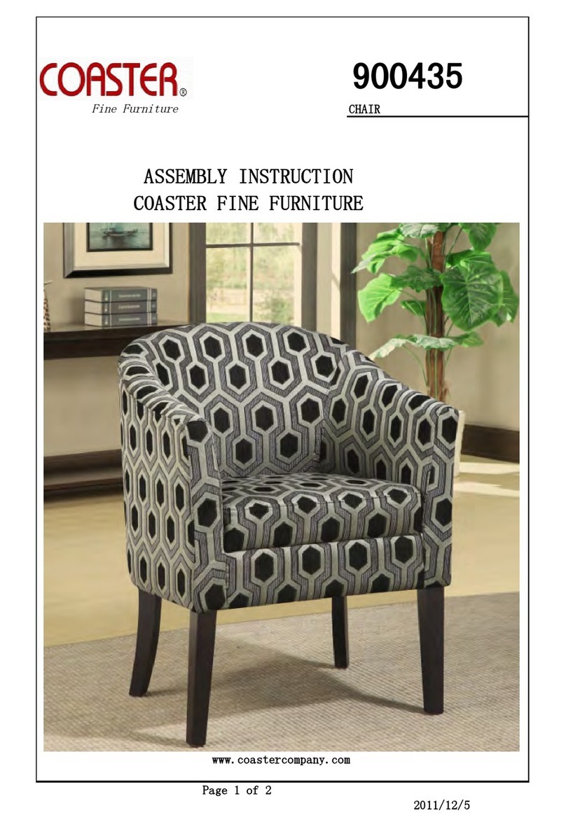 Coaster 900435 Assembly instruction