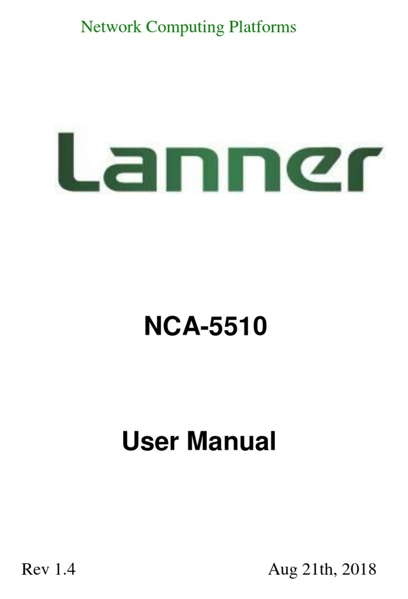 Lanner nca-5510 User manual