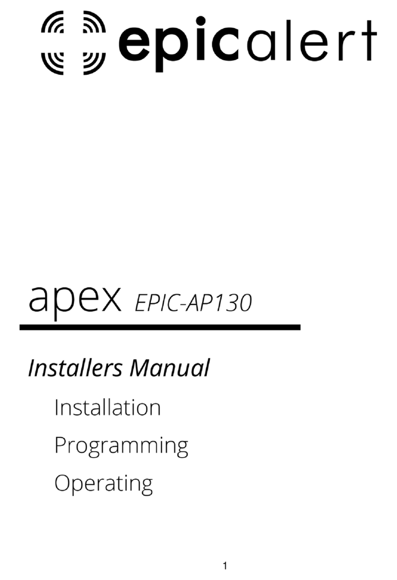 Epicalert Apex EPIC-AP130 User guide
