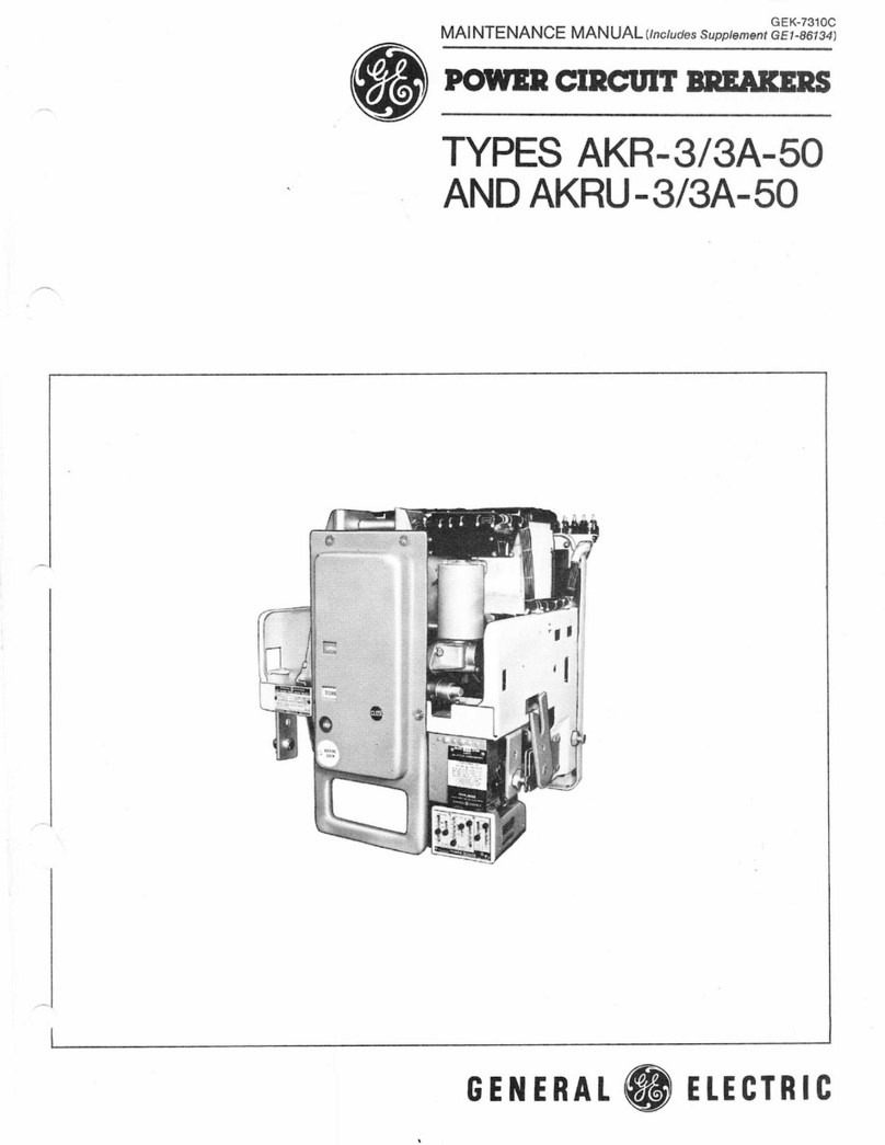GE AKR-3-50 User manual