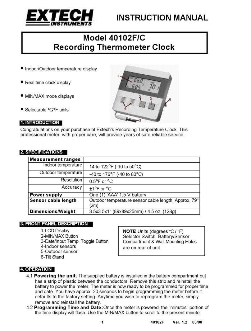 Extech Instruments 40102F instruction manual