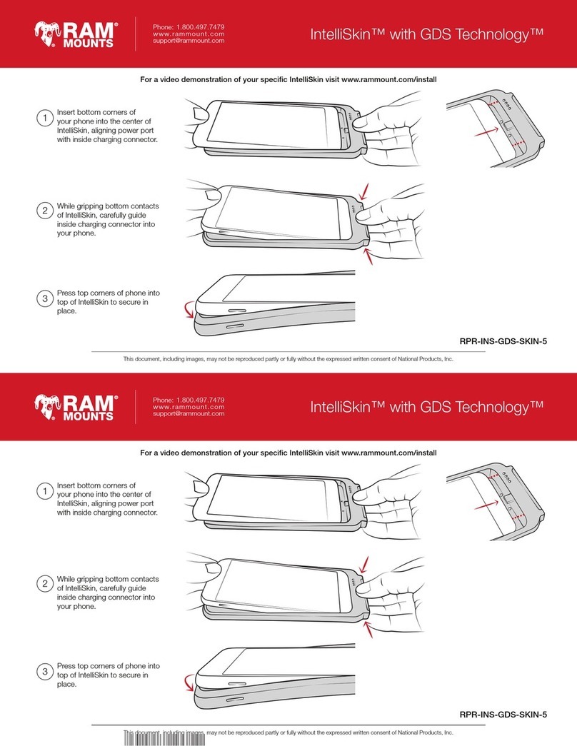 Ram Mounts IntelliSkin manual