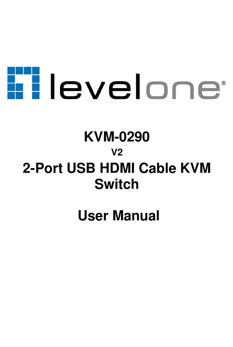LevelOne KVM-0290 User manual LevelOne KVM-0290 User manual
