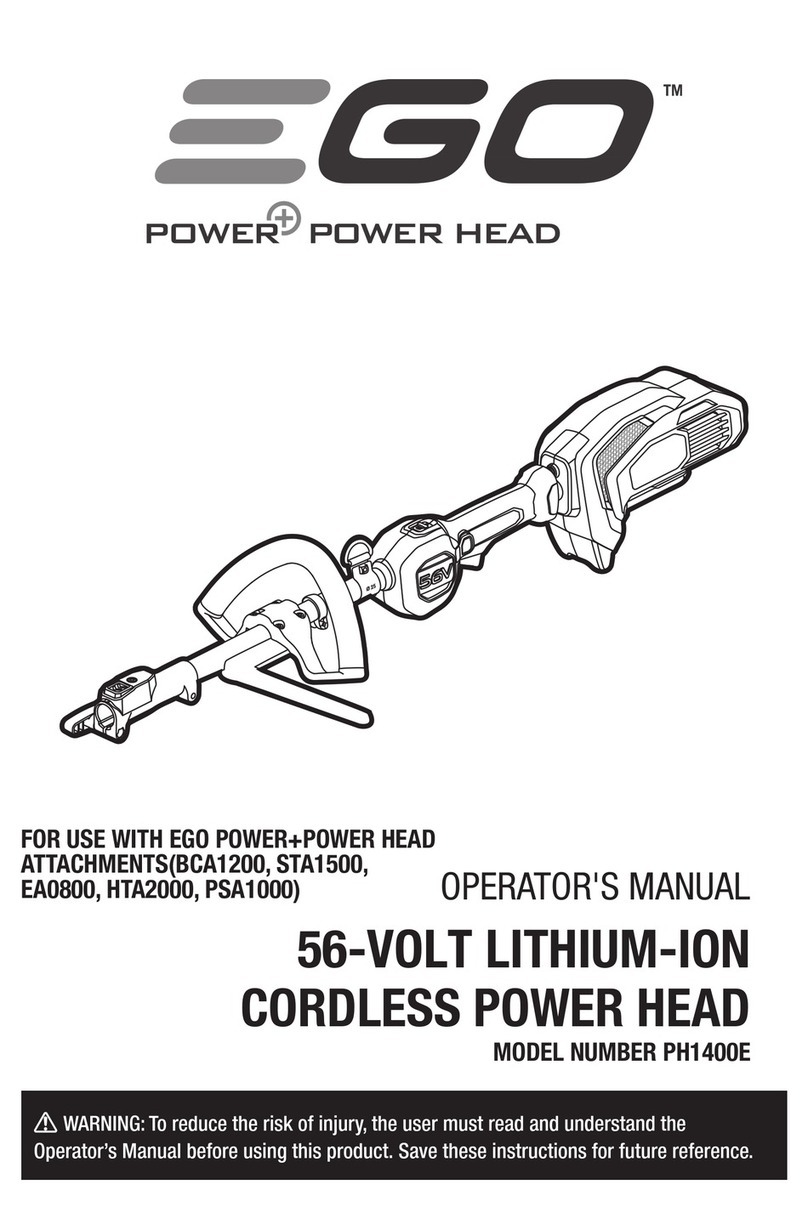EGO PH1400E User manual