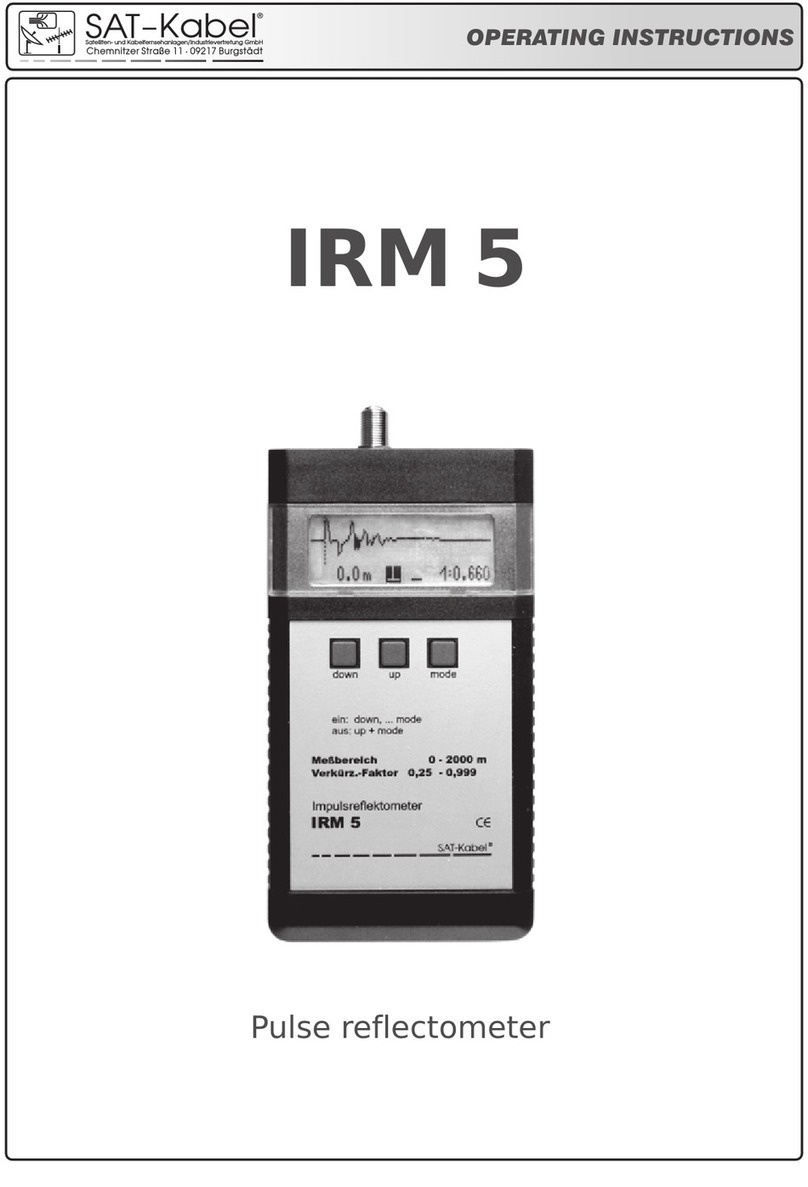 SAT-Kabel IRM 5 operating instructions