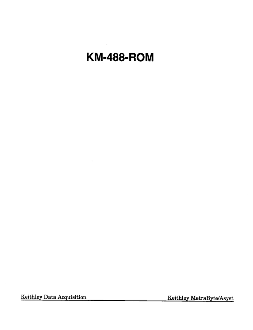 Keithley KM-488-ROM User manual