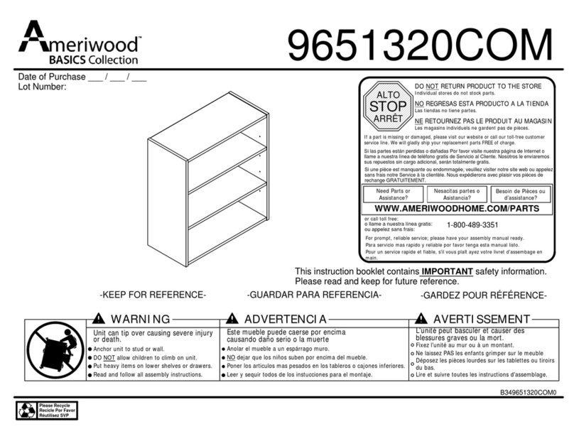 Ameriwood 9651320COM manual Ameriwood 9651320COM manual