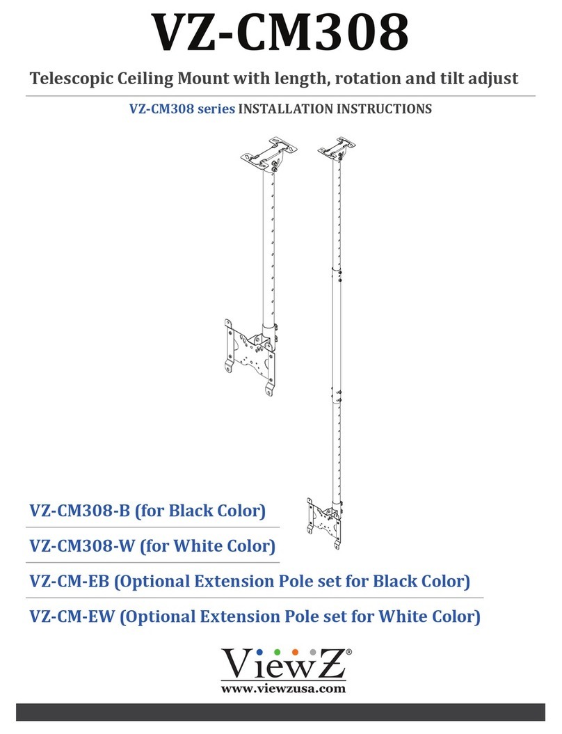 ViewZ VZ-CM308-B installation instructions ViewZ VZ-CM308-B installation instructions