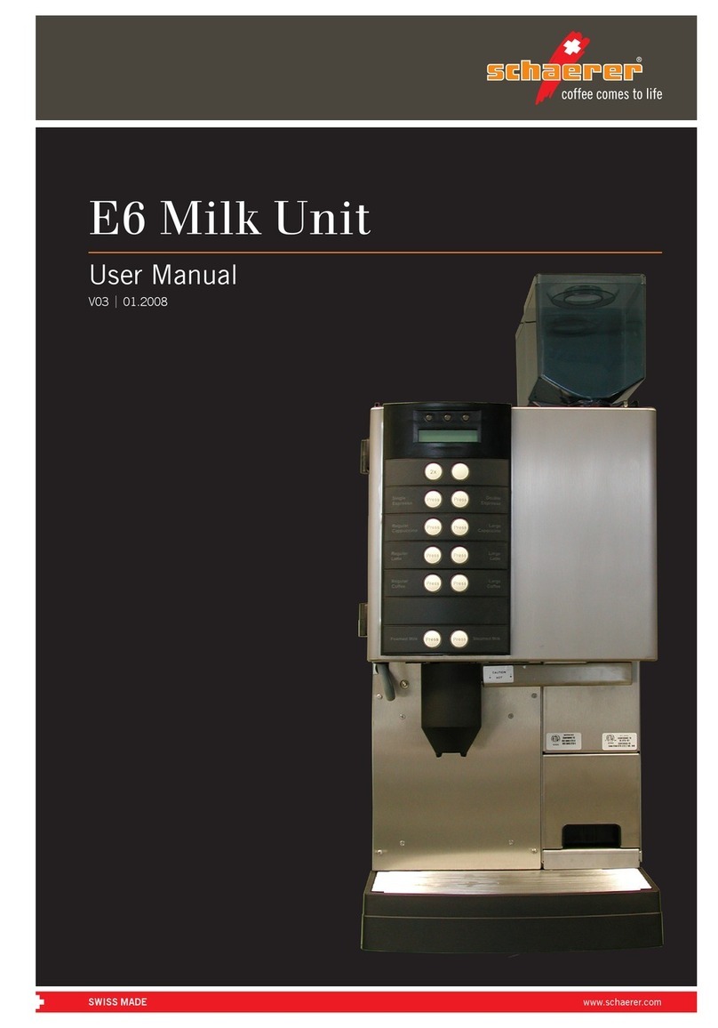Schaerer E6 User manual Schaerer E6 User manual